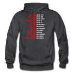 Black Excellence in History Adult Hoodie - charcoal grey