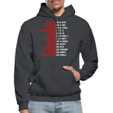 Black Excellence in History Adult Hoodie - charcoal grey