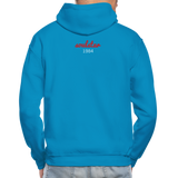 Black Excellence in History Adult Hoodie - turquoise