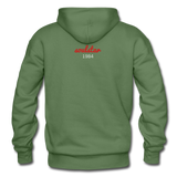 Black Excellence in History Adult Hoodie - military green