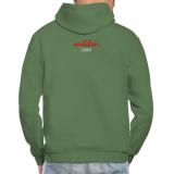 Black Excellence in History Adult Hoodie - military green