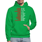 Black Excellence in History Adult Hoodie - kelly green