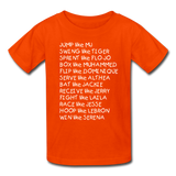 Black Excellence in Sports Kids' T-Shirt - orange