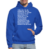 Black Excellence in Music Adult Hoodie - royal blue