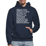 Black Excellence in Music Adult Hoodie - navy