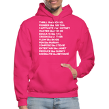 Black Excellence in Music Adult Hoodie - fuchsia
