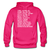 Black Excellence in Music Adult Hoodie - fuchsia