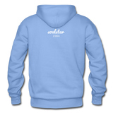 Black Excellence in Music Adult Hoodie - carolina blue