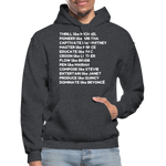 Black Excellence in Music Adult Hoodie - charcoal grey