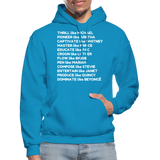Black Excellence in Music Adult Hoodie - turquoise