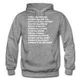 Black Excellence in Music Adult Hoodie - graphite heather