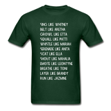 Black Excellence Divas Adult T-Shirt - forest green