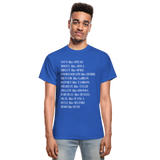 Black Excellence in The Arts & Business Adult T-Shirt - royal blue
