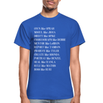 Black Excellence in The Arts & Business Adult T-Shirt - royal blue