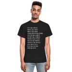 Black Excellence in The Arts & Business Adult T-Shirt - black