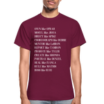 Black Excellence in The Arts & Business Adult T-Shirt - burgundy