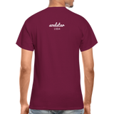 Black Excellence in The Arts & Business Adult T-Shirt - burgundy