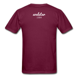 Black Excellence in The Arts & Business Adult T-Shirt - burgundy