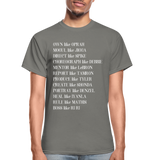 Black Excellence in The Arts & Business Adult T-Shirt - charcoal