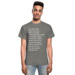 Black Excellence in The Arts & Business Adult T-Shirt - charcoal