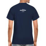 Black Excellence in The Arts & Business Adult T-Shirt - navy