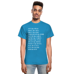 Black Excellence in The Arts & Business Adult T-Shirt - turquoise