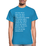 Black Excellence in The Arts & Business Adult T-Shirt - turquoise