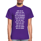 Black Excellence in Sports Adult T-Shirt - purple