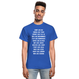 Black Excellence in Sports Adult T-Shirt - royal blue