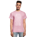 Black Excellence in Sports Adult T-Shirt - light pink