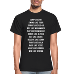 Black Excellence in Sports Adult T-Shirt - black