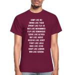 Black Excellence in Sports Adult T-Shirt - burgundy