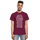 Black Excellence in Sports Adult T-Shirt - burgundy