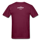 Black Excellence in Sports Adult T-Shirt - burgundy