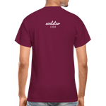 Black Excellence in Sports Adult T-Shirt - burgundy