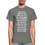 Black Excellence in Sports Adult T-Shirt - charcoal