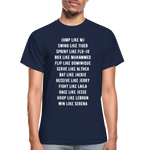 Black Excellence in Sports Adult T-Shirt - navy