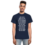 Black Excellence in Sports Adult T-Shirt - navy