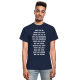 Black Excellence in Sports Adult T-Shirt - navy