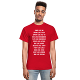 Black Excellence in Sports Adult T-Shirt - red