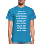 Black Excellence in Sports Adult T-Shirt - turquoise