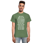 Black Excellence in Sports Adult T-Shirt - military green