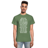 Black Excellence in Sports Adult T-Shirt - military green