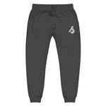 Embroidered S Logo Unisex Matching Fleece Sweatpants