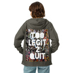 Luxe Soulstar Too Legit 2 Quit Unisex Windbreaker