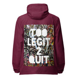 Luxe Soulstar Too Legit 2 Quit Unisex Windbreaker