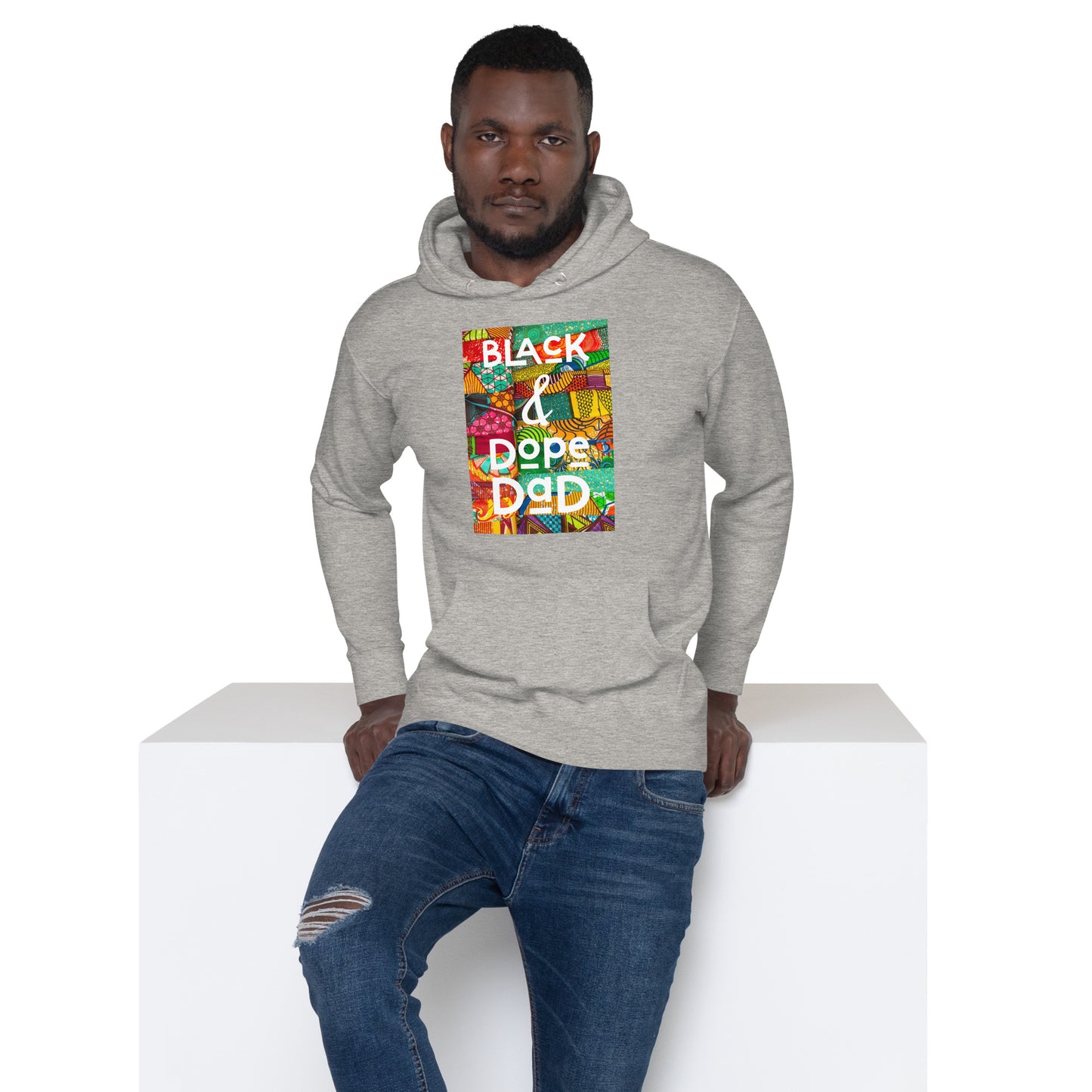 Black & Dope Dad Premium Hoodie