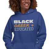 Black, Greek & Educated Unisex Hoodie