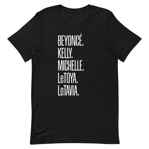 Destiny's Child Names Unisex T-Shirt