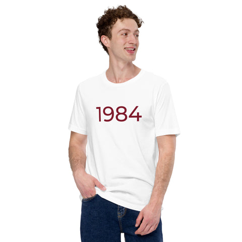 Soulstar Unisex Burgundy 1984 T-Shirt